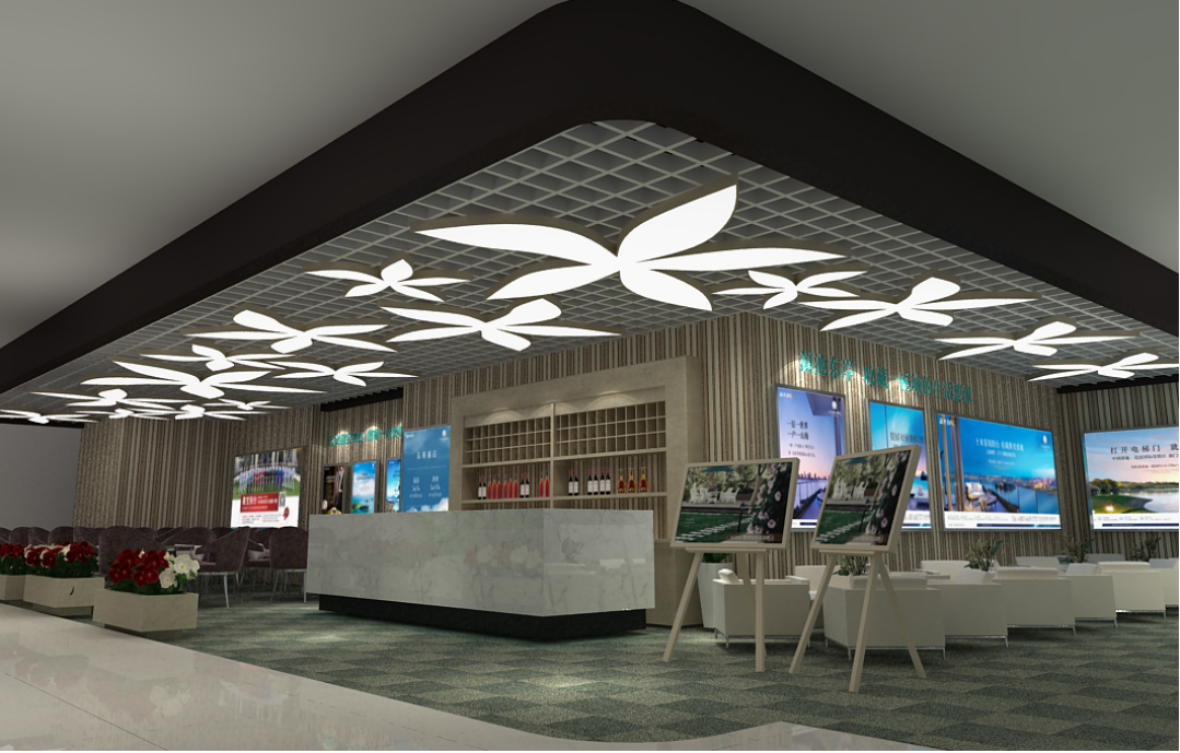 房地產(chǎn)展廳施工【藍(lán)光地 房地產(chǎn)展廳施工【藍(lán)光地